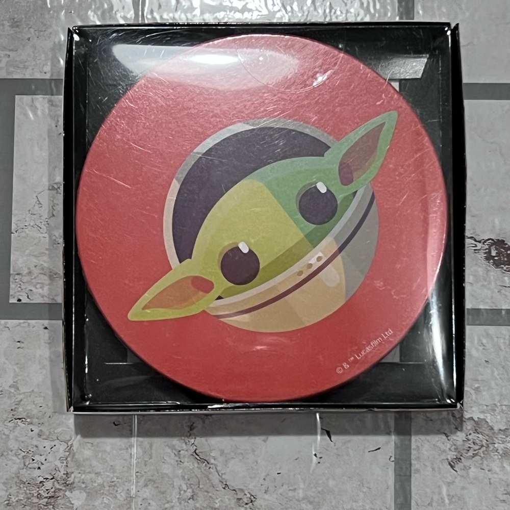 STAR WARS MANDALORIAN BABY YODA ROUND COASTERS